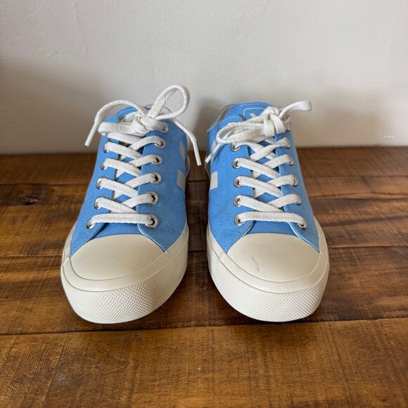 VEJA WATA II LOW CANVAS BABY BLUE SZ 9 - Picture 3 of 10